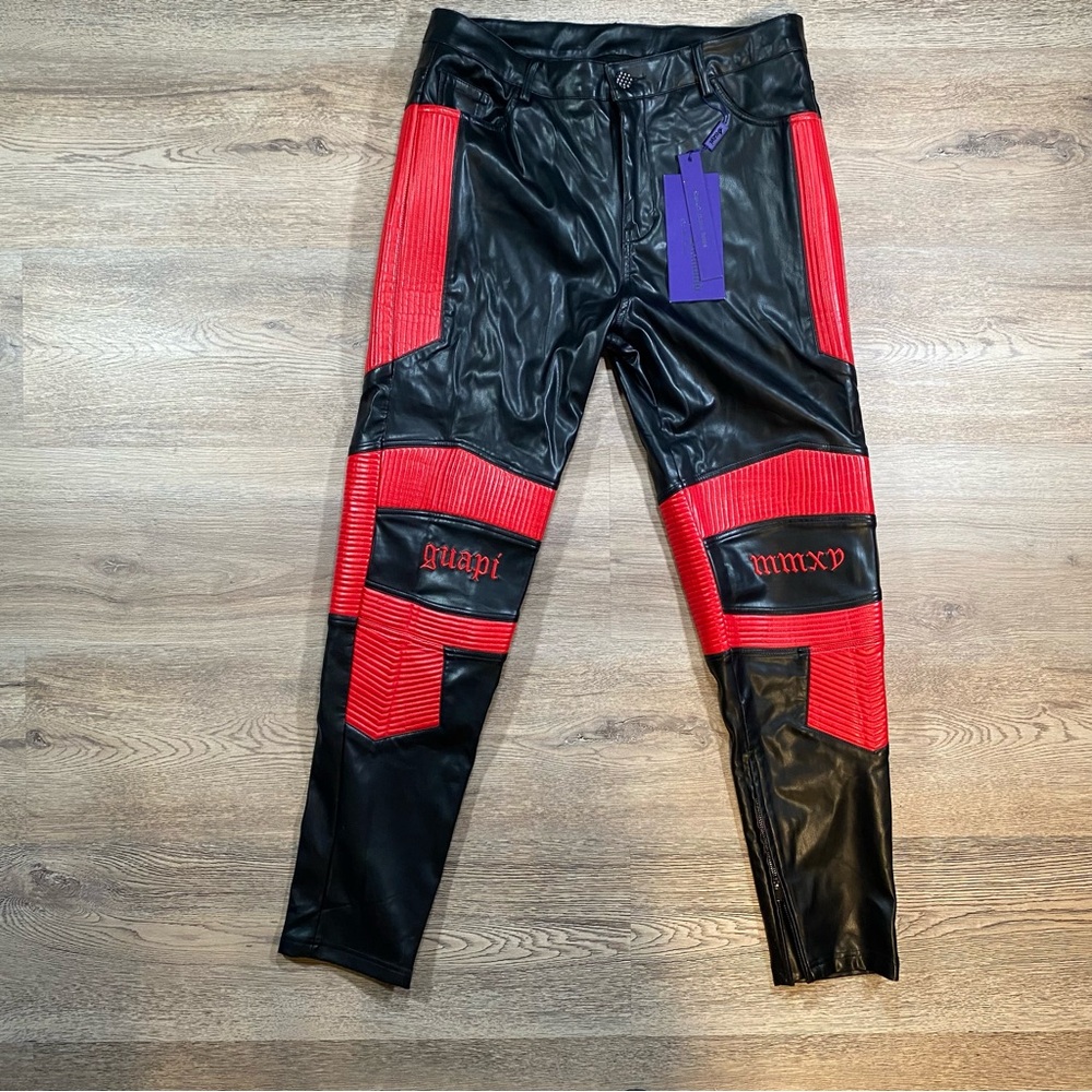 Guapi By Aaron Wilhelm Blood Diamond Pants Men's 36 Black Limited Drops To 100